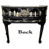 Black Lacquer Ladies Desk With Mother of Pearl