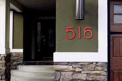 Modern House numbers