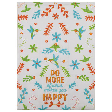 Do More Makes You Happy Kitchen Towel