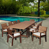 International Home Miami SC LEY-10NELSON Gerald Extendable Dining Set, 11-Piece