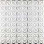 Ekena Millwork - 19 5/8"W x 19 5/8"H Coralie EnduraWall Decorative 3D Wall Panel, White - Create a stunning visual effect for walls and ceilings, make a unique headboard or finish doors and furniture pieces with the ultra-versatile PVC 3D wall panels. They come in a plethora of sizes and designs, so project ideas are only limited by your imagination. PVC wall panels are lightweight, easy to handle and can be cut and installed with standard woodworking tools.