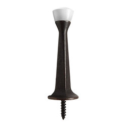 Designers Impressions - 6777 Oil Rubbed Bronze Heavy Duty Solid Rigid Door Stop - Door Stops