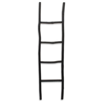 Theron Black Wood Ladder