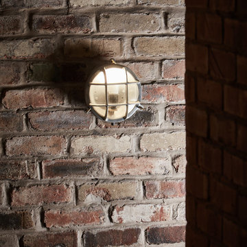 Vintage Industrial Heavy Round Bulkhead Retro Wall Light