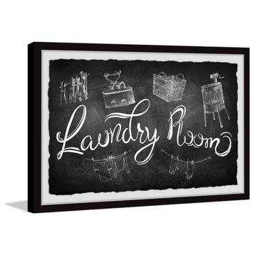 "Laundry Room" Framed Painting Print, 30x20