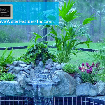 Small pool waterfall