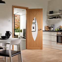 Pesaro Oak Glazed Door - Internal Doors