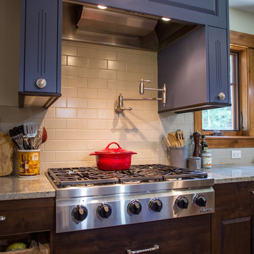 6 Burner Dacor gas cooktop & wall mounted faucet