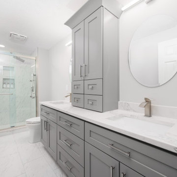 Orchard Projects- White Bathrooms