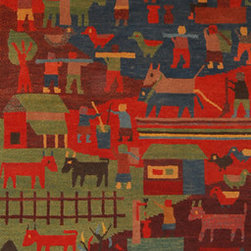 Finest Vegetable Dyed Handknotted Wool Area Rugs - Products