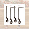 Christmas Stocking Hanger - Black Wrought Iron (Set of 4) by Park Designs