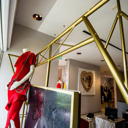 Geometric window TV display at Stella McCartney - Products