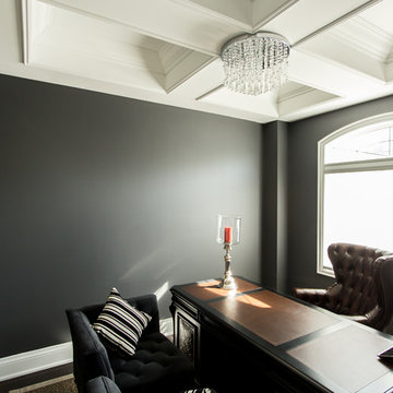 Office coffered ceiling mouldings