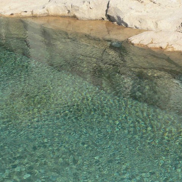 Enrochement piscine