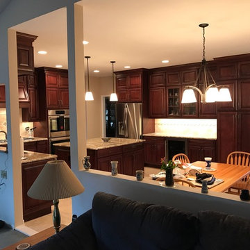 Dark Wood Traditional Kitchen | Freehold, NJ