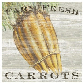 "Farm Fresh Carrots" Digital Paper Print by Sue Schlabach, 20"x20"