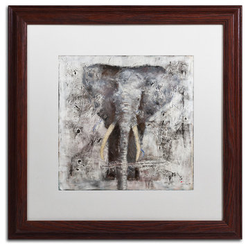 Joarez 'Wild Life' Framed Art, Wood Frame, 16"x16", White Matte