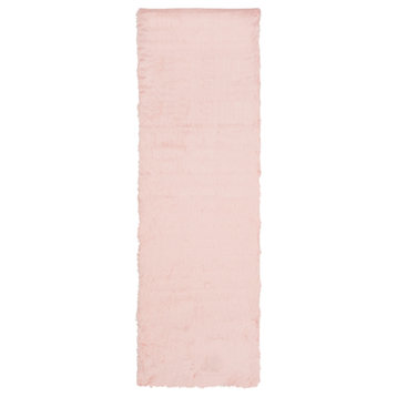 Safavieh Faux Sheepskin Collection FSS235 Rug, Pink, 2'6"x6'