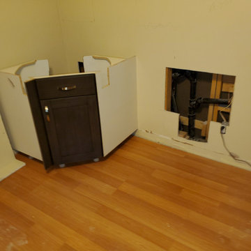New Kitchen - during
