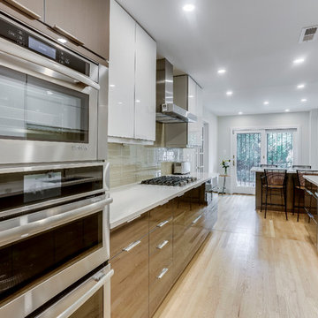Contemporary Bronze Kitchen Design Washington, DC