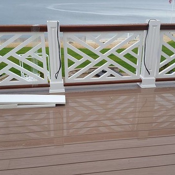 Chippendale Railing & Privacy Louvers