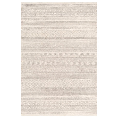 Maroc MAR-2303 Rug, Medium Gray/Cream, 2'x3'