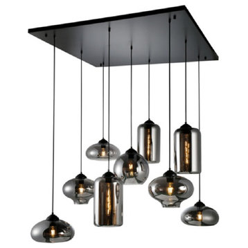 Black Glass Hanging Lamp | OROA Axelle