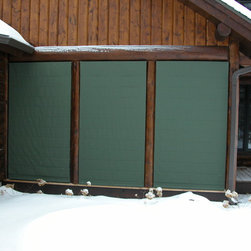 Outdoor Porch Blinds - Roman Shades
