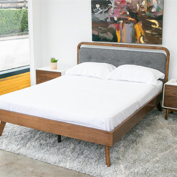 Mid Century Modern Divani Bed - Linen Grey