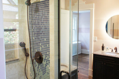 Cottage chic bathroom photo in Other