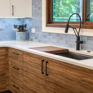 Tiger Stripe Kitchen Cabinets