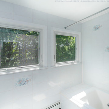 Bright Pretty Bathroom with New Windows - Renewal by Andersen Long Island, NY
