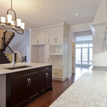 Cabinet with floor