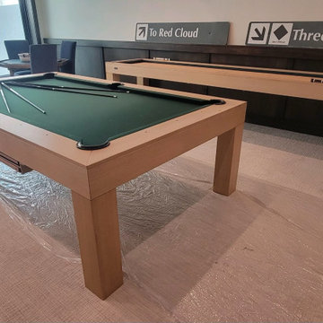 Malibu Collection Game Room w/ Custom Family Crest on Play Surface