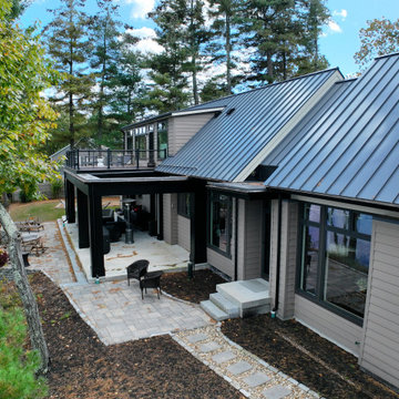 A New Contemporary Scandinavian Lakehouse in Stow, MA