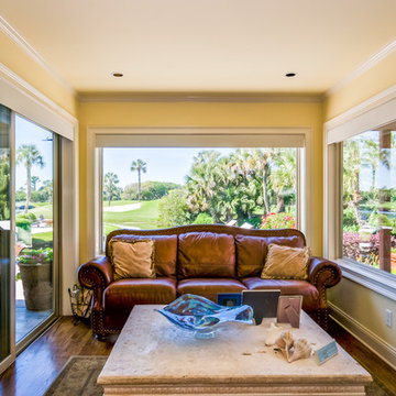 Golf Course Home on Ocean-fed Lake With Private Island