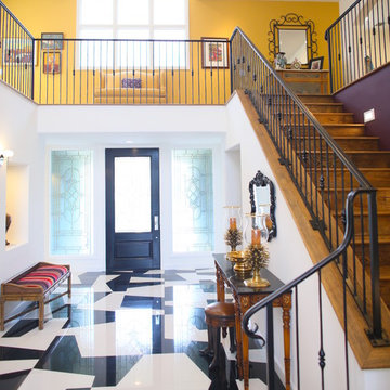 Crazy Tile Entryway