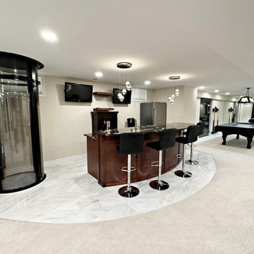 Huntingtown, MD - Basement With All The Amenities