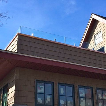 Glass Balcony Fence - Branford CT