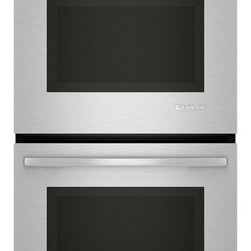 Jenn-Air 27" Double Electric Wall Oven, Stainless Steel With Black | JJW2527WS - Ovens