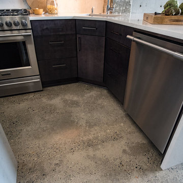 Super Sleek Loft Kitchen