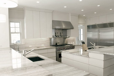 Inspiration for a contemporary kitchen remodel in New York