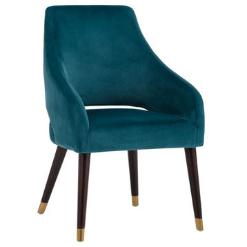 Sunpan 5West Adelaide Dining Chair - Timeless Teal