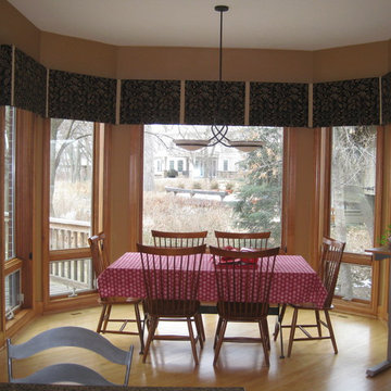 Dining Room Bay Window Treatments