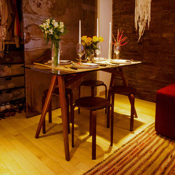 My Houzz: Rustic-Industrial Chic in a Manhattan Studio