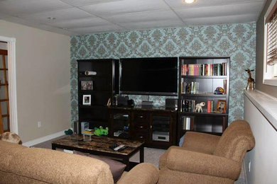 Elegant basement photo in Toronto