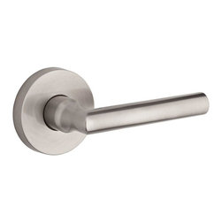 Satin Nickel Right-Handed Half-Dummy Lever - Doorknobs