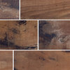 Coem- Old Wood Tile- Porcelain Tile 9x36, Cherry Brown, Sample