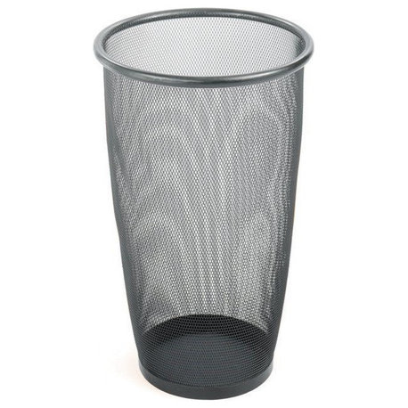 Safco Onyx Mesh Large Round Wastebasket (Set of 3)