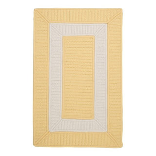 Rope Walk Rug, Yellow, 3'x5', 3'x5' - Contemporary - Outdoor Rugs - by ...